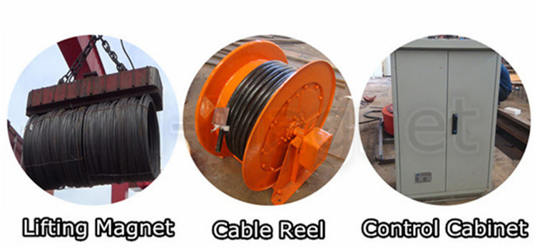 Crane Lifting Magnet for Wire Rod Coil Lifting with Special Magnetic Pole MW19-30072L/1