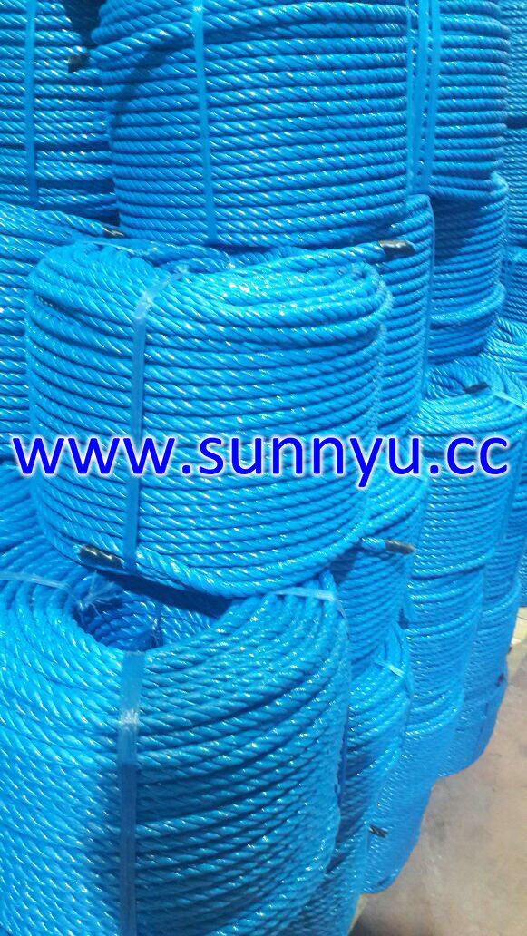 3 Strand PP Splitfilm Rope, PP Virgin Rope