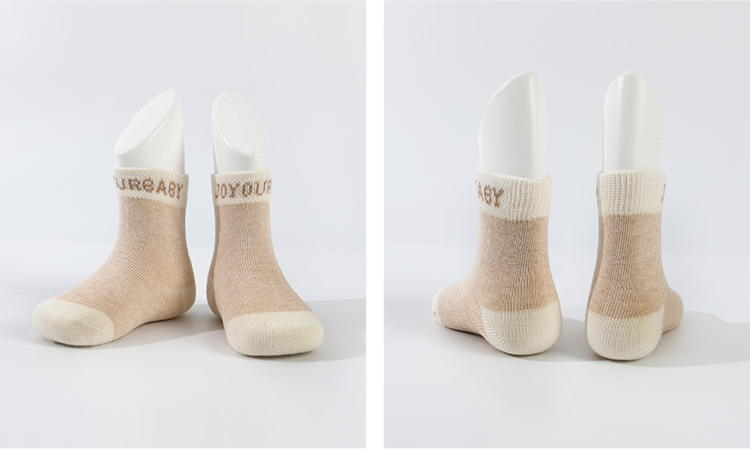 Meias de algodão orgânico para recém-nascidos Organic Cotton New Born Socks