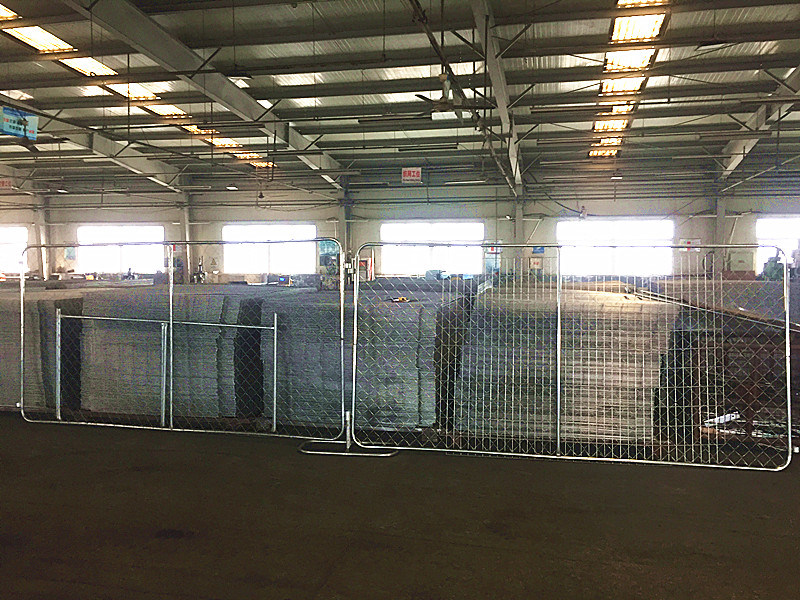 Hot DIP Galvanized Wire Chain Link Temporary Fence