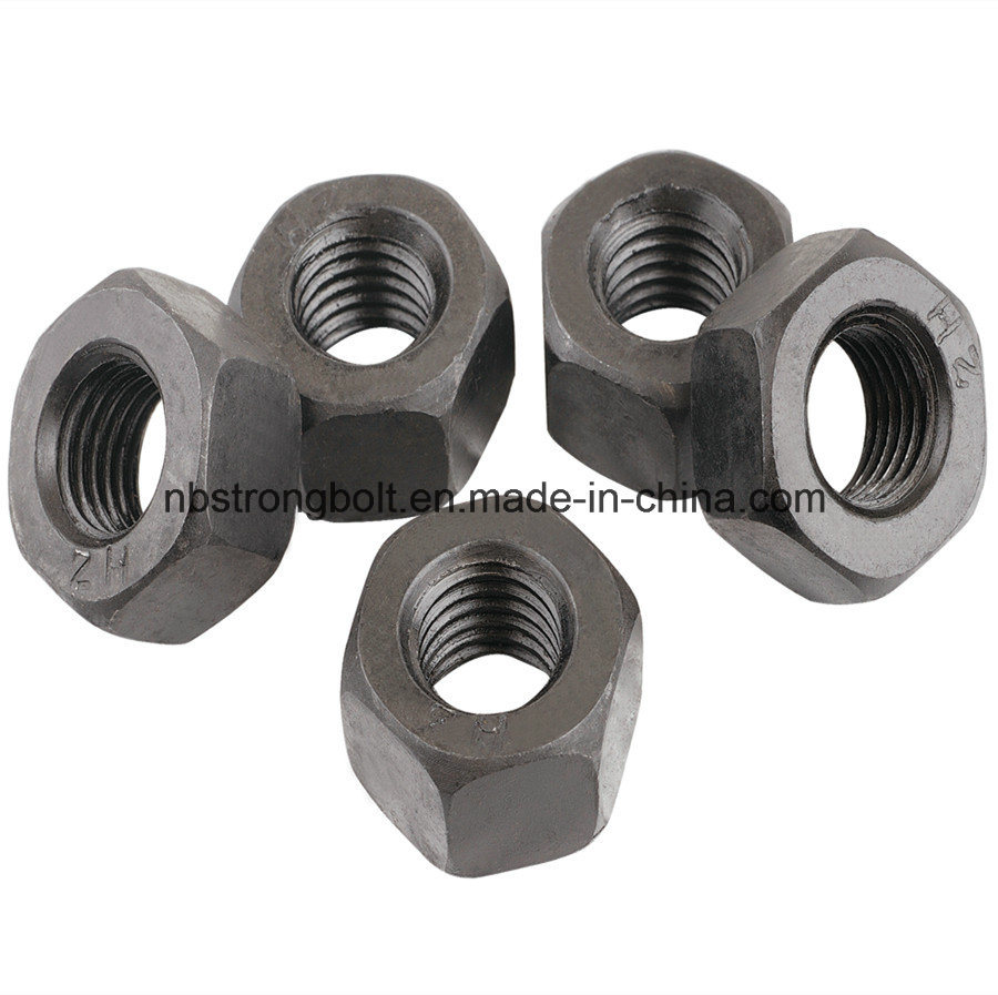 ASTM A194 Gr. 2h Heavy Hex Nut Black 1/4