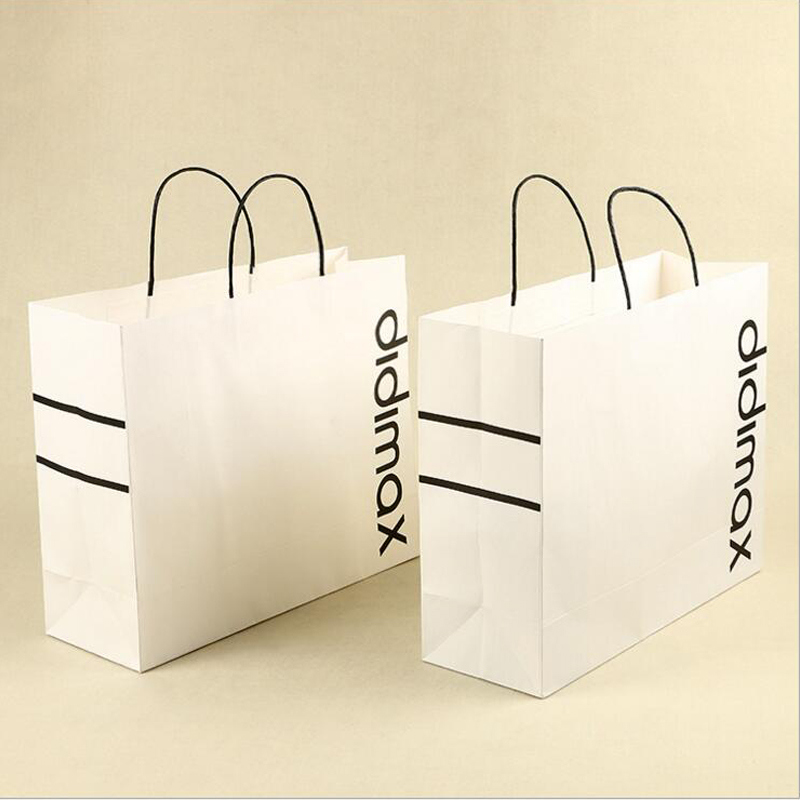 Custom Recyclable Luxury Printed Logo Gift Craft Paper Shopping Bag