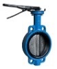 Epoxy Coated Cast Iron Lever Operated Butterfly Valve