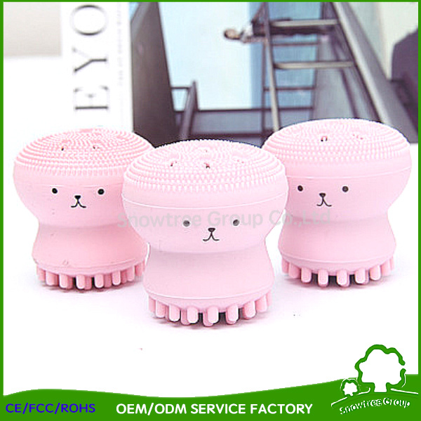 New Design Cleaning Facial Brush Silicone Face Washing Tool, Silicone Facial Washing Brush