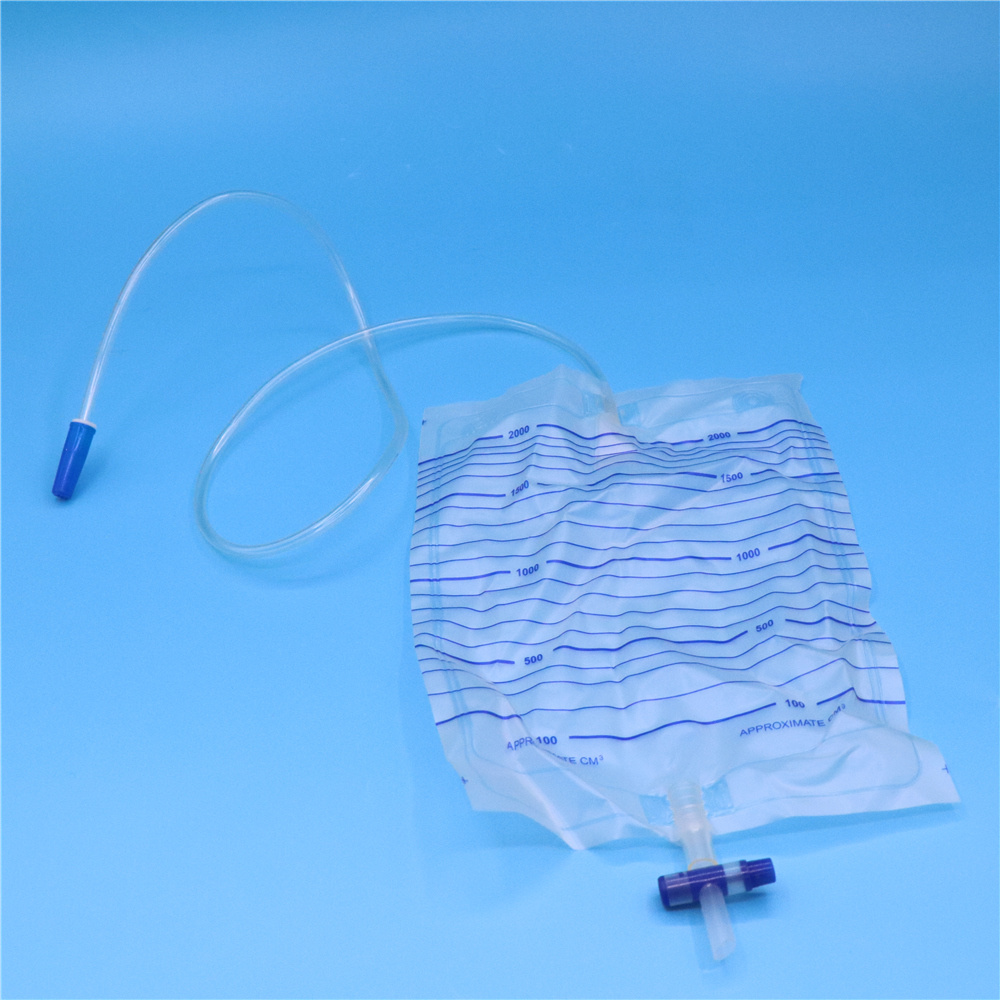 High Quality Disposable 2000ml Sterile Urine Bag for Adult Baby