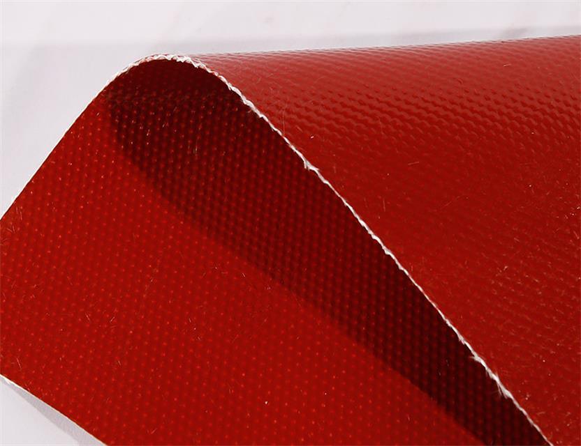 0.85mm Anti Corrosion Silicon Fabric Silicon Coated Fiberglass Fabric