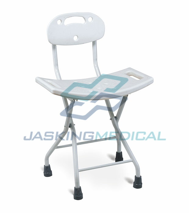 Bathroom Furniture Backrest Steel Foldable Bath Chair