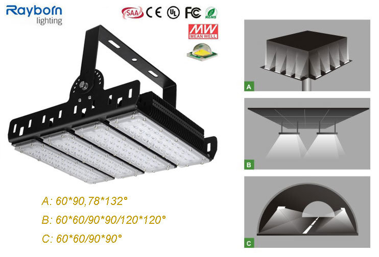 waterproof IP66 250W LED Square Lighting for Marine LED Flood Light