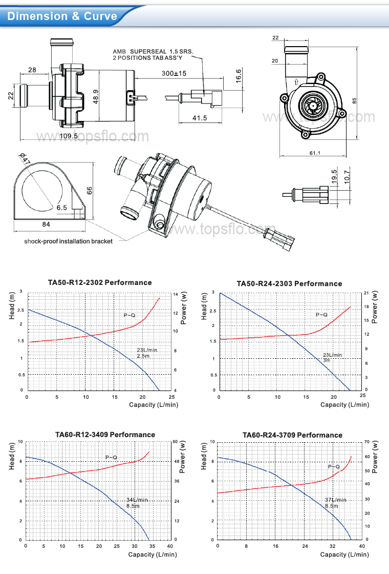 Small Centrifugal Circulating Car Pump Auto Pump