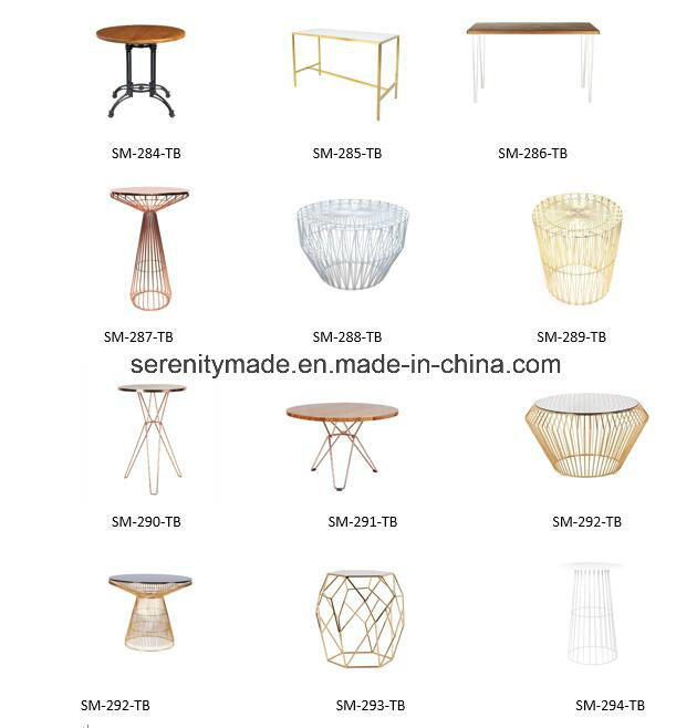 China Guangdong Rose Gold Diamond Shape Metal Wire Chair Outdoor