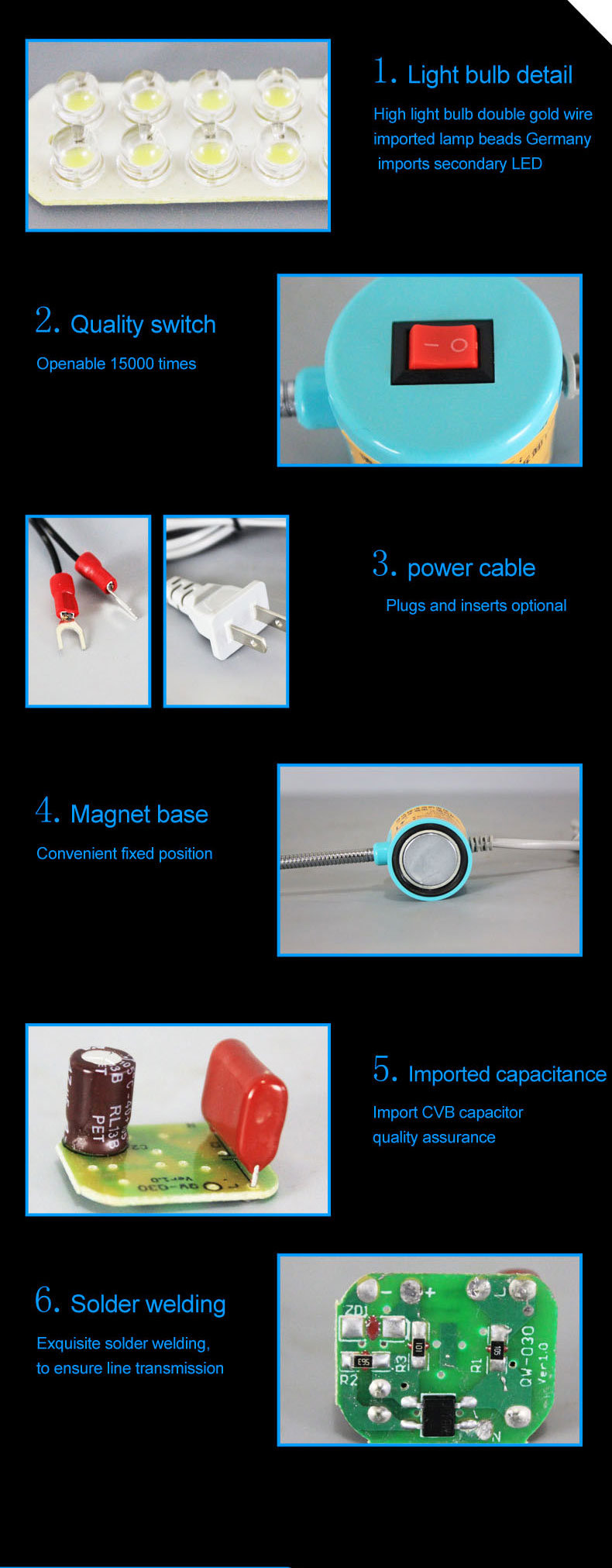 LED Sewing Machine Working Lights