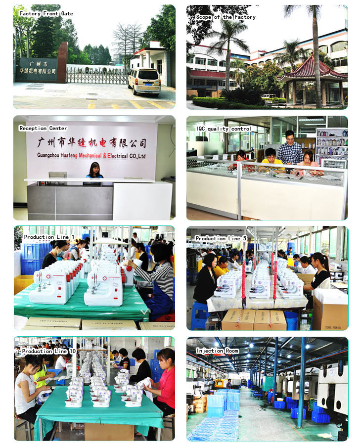 505 China Factory Electric Mini Zigzag Lockstitch Sewing Machine Industrial