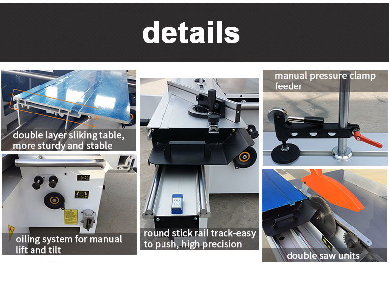 Wood Cutting Panel Saw Machine/Sliding Table Saw 6128