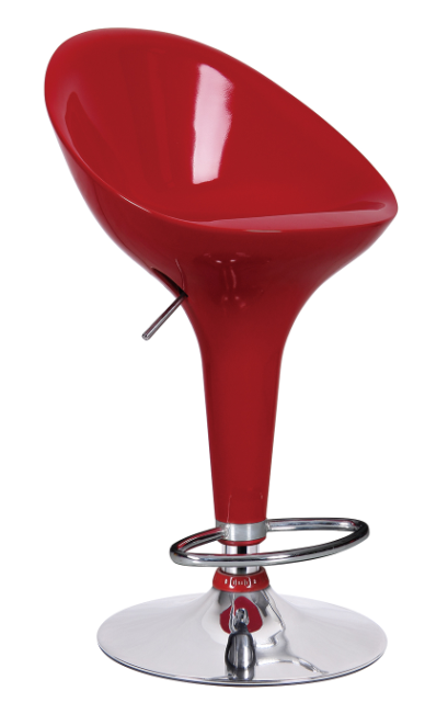 Modern Reclining Adjustable Metal Chair Bar Stool High Bar Chair Modern with Footrest