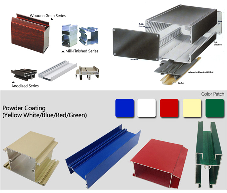 Aluminum Extrusion Profile for Construction and Industry