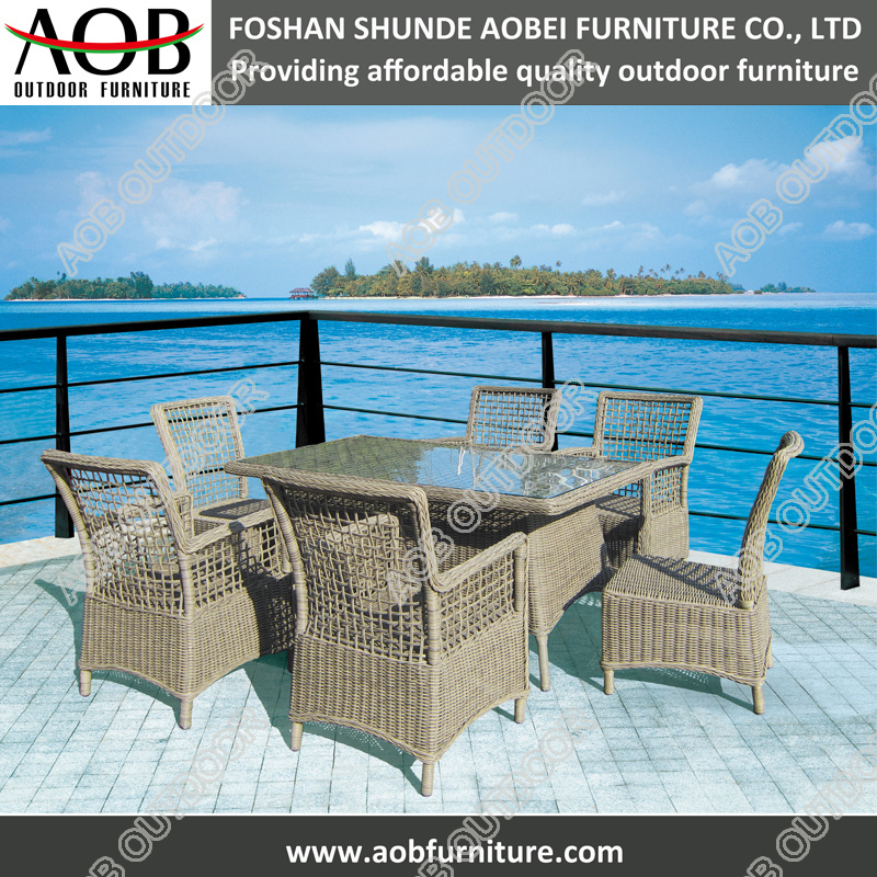 Experienced Outdoor Furniture Supplier Since 2006 Rattan Garden Dining Set Table Chair