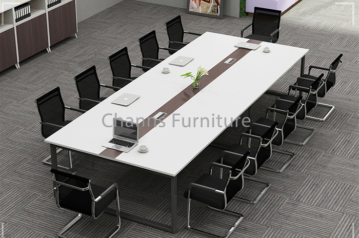 Hot Sale Wood Meeting Office Furniture Modern Conference Table for 12 Persons (CAS-MT31406)