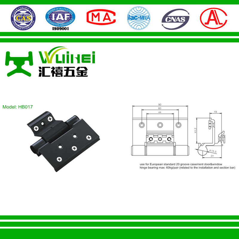 Aluminum Alloy Power Coating Pivot Hinge for Door with ISO9001 (HB017)