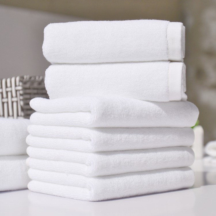 Manufactures Custom Made Cotton White Hotel Towels