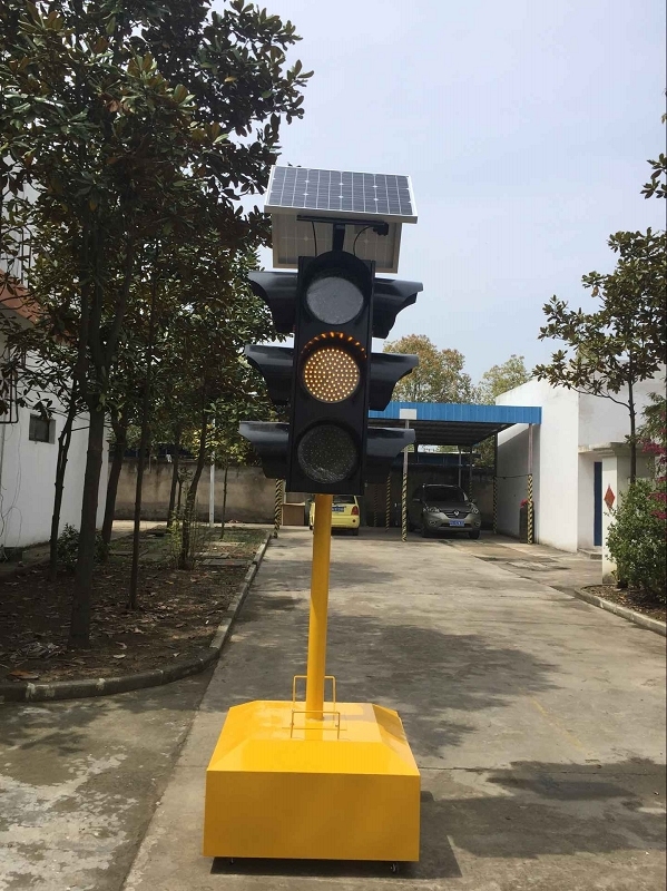 200/300/400mm Solar Flash Lamp / LED Yellow Flashing Warning Light