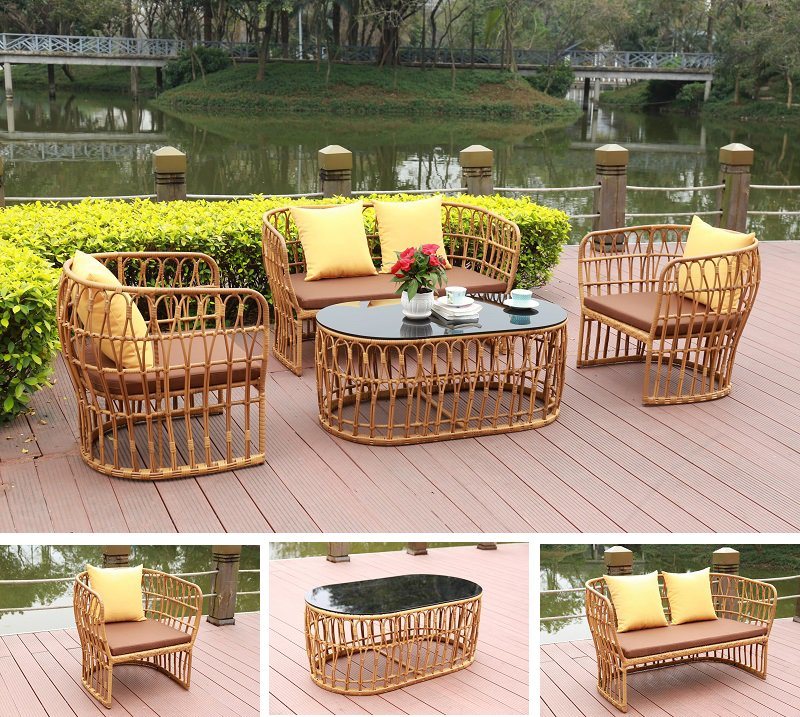 2018 New Rattan Garden Furniture Outdoor Sofa Chair Set-X188