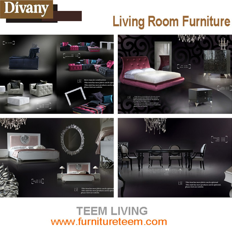 New Design Apartment Furniture King Seize Bed Bedroom Set