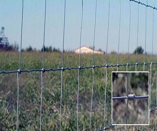 Galvanised Hinged Joint Cattle Fence