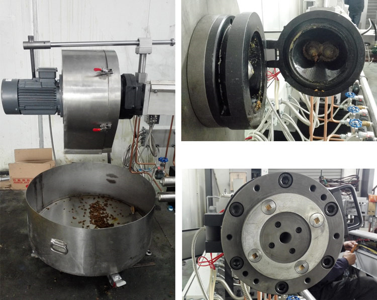 Twin Screw Co-Rotating Extruder for Pet Dog Food Pellet Feed