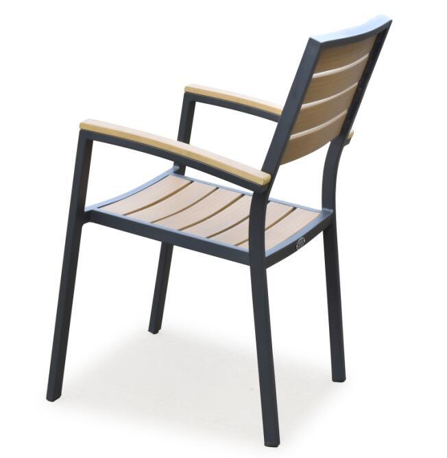 Wholesales Polywood Furniture Outdoor Aluminum Dining Chairs (PWC-15605)