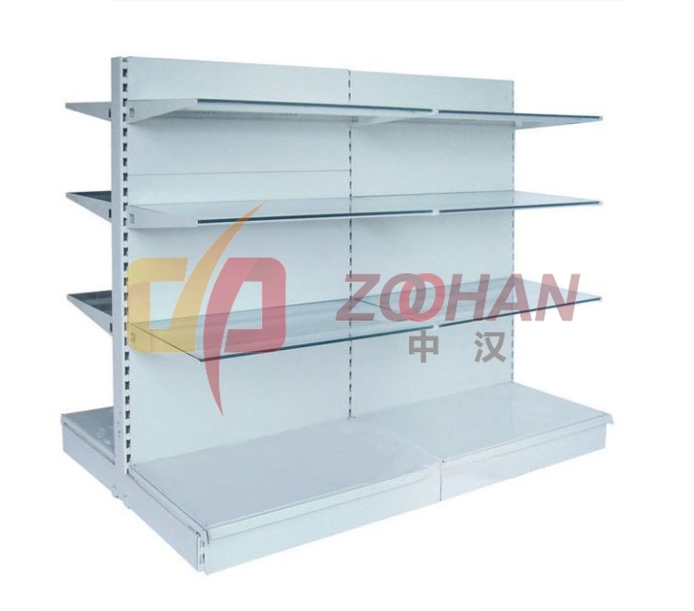 Glass and Metal Supermarket Shelf Store Display Equipment (Zhs45)