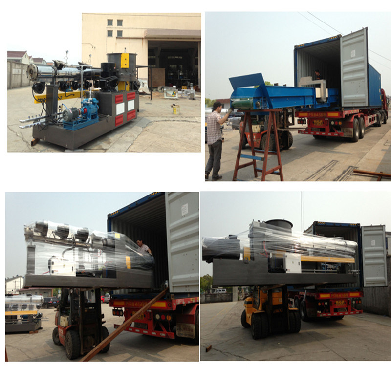 PVC WPC Powder Hot Cutting Pelletizing Granulation Production Line