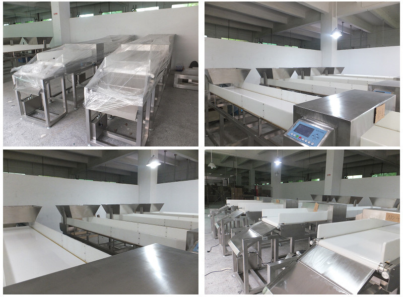 HACCP & FDA Grade Conveyor Belt Type Food Metal Detector