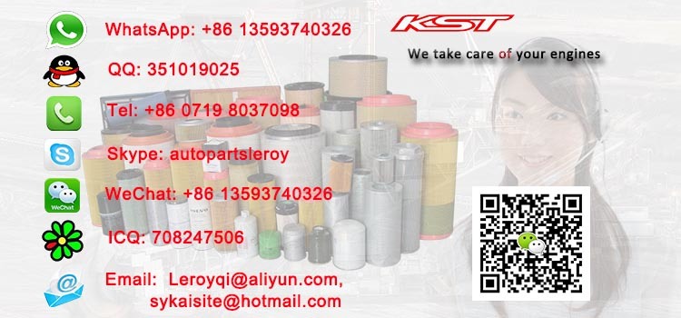 Factory Price Construction Machinery Oil Filter /Truck Engine Fuel Filter