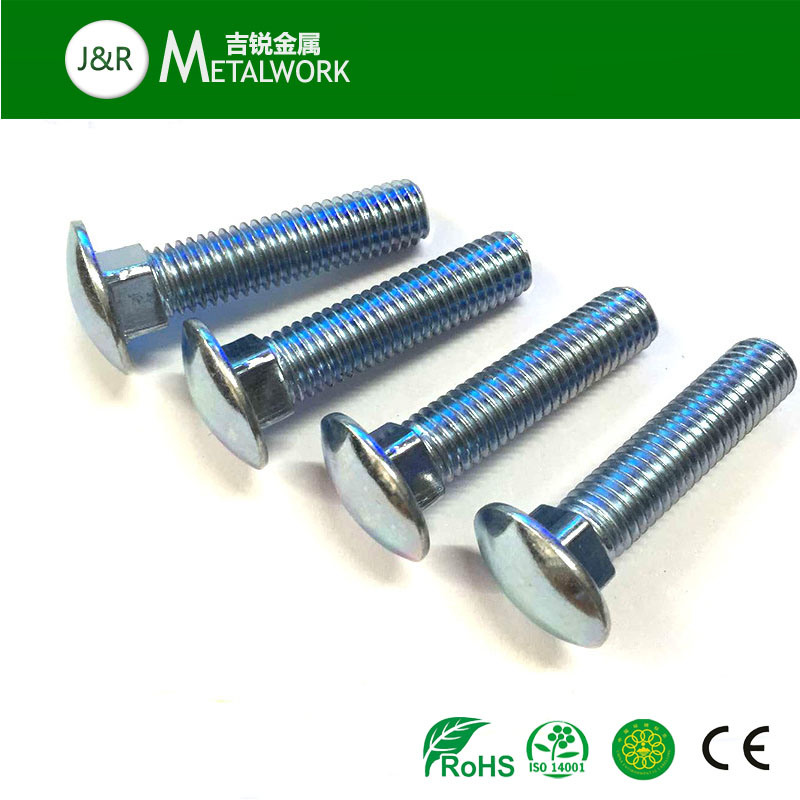 Blue Zinc Plated Mushroom Head Square Neck Carriage Bolt (DIN603)