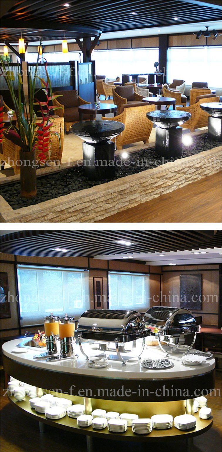 Foshan Shunde Furniture Solid Wood Tables and Rattan Chairs