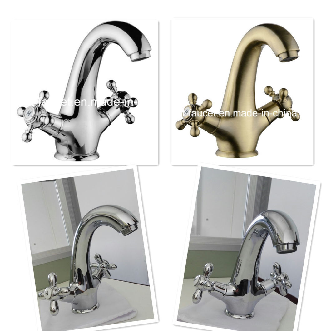Classic Basin Faucet Dual-Handle Bathroom Basin Faucet GL3701X18