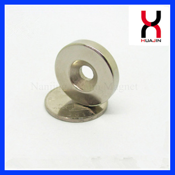 Custom-Made Permanent Round Countersunk NdFeB/Neodymium Magnet