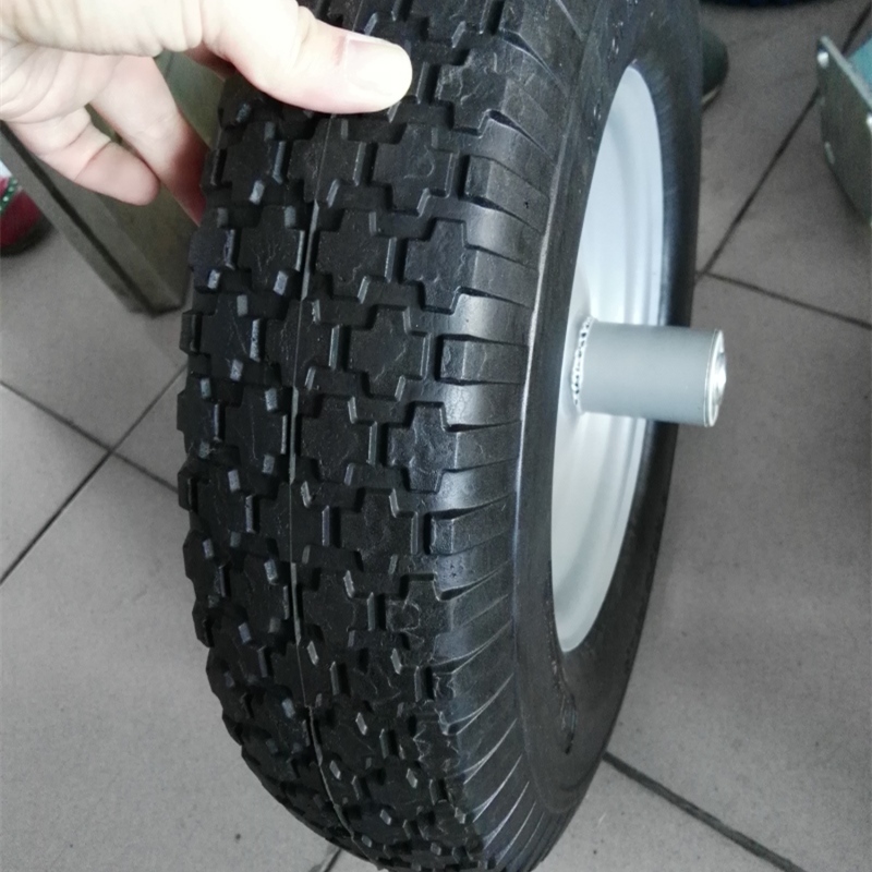 3.25-8 Rubber Foam Solid Tire for Wheelbarrow