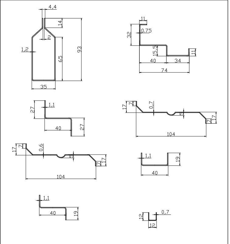 Bottle Steel Profile Steel Channel Channel Profile, Profile Purlin Section Steel