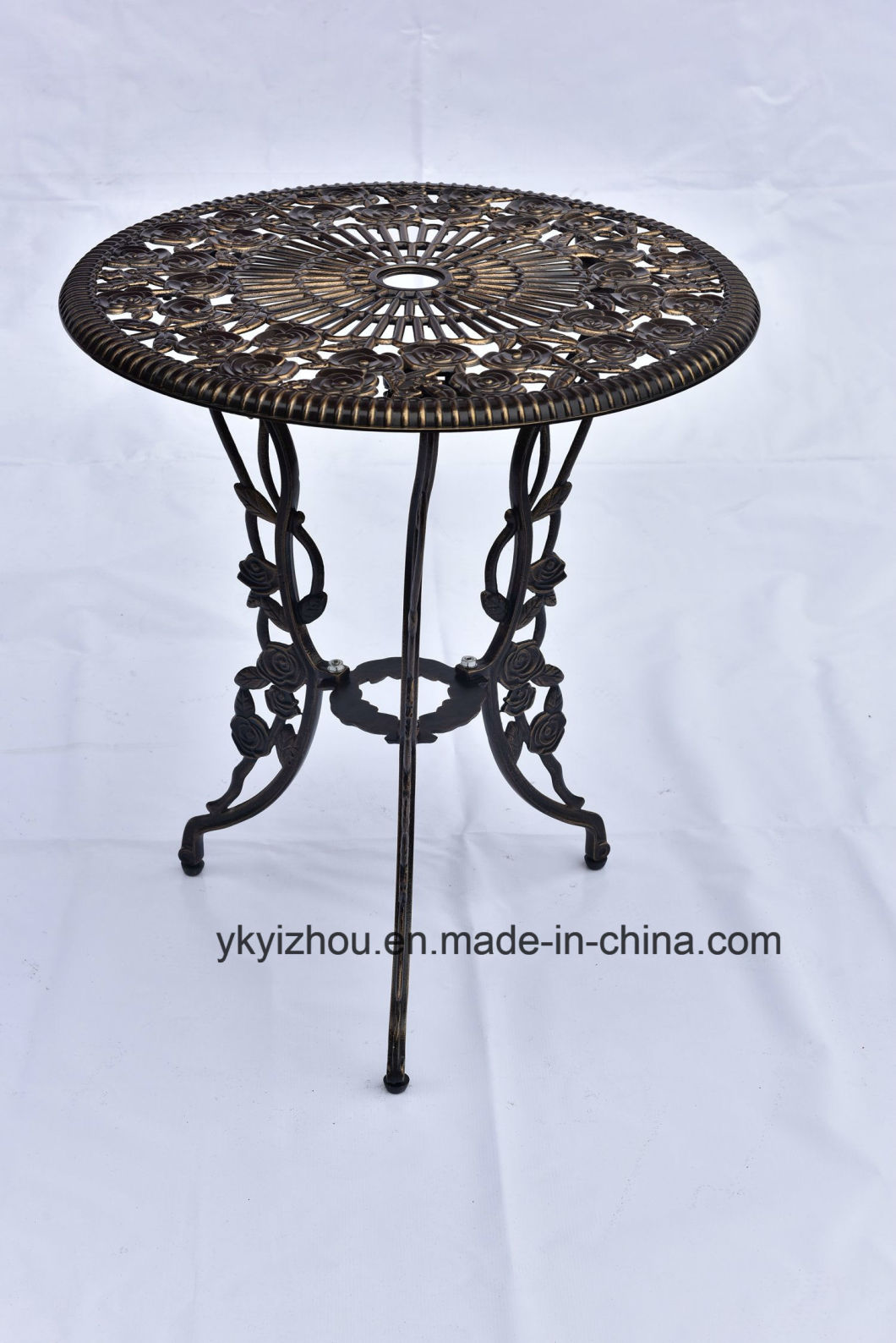 Cast Aluminum Tea Table and Chair Set Garden Furniture Outdoor Furniture-T008