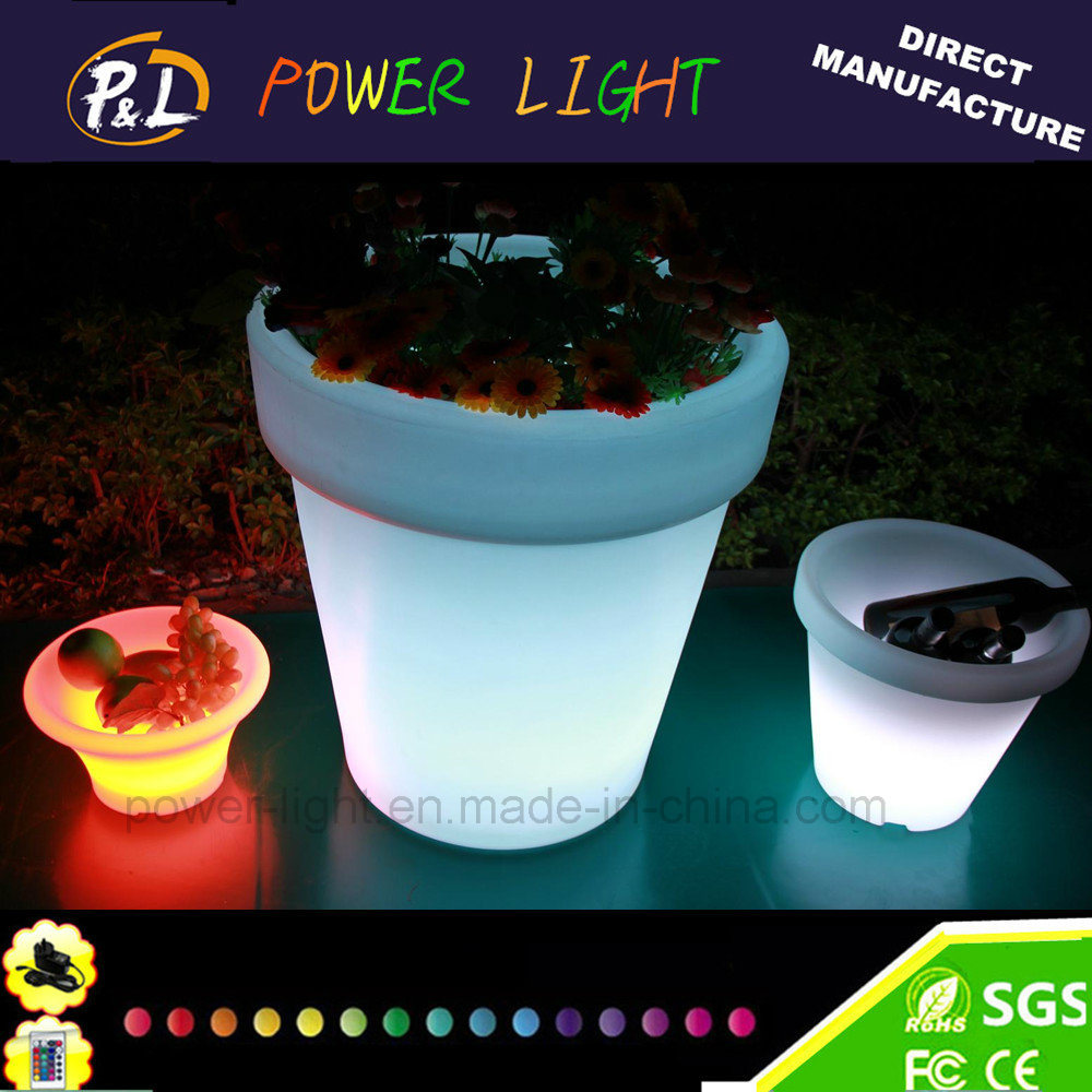 Wedding Event Party Decoration Color Changing LED Flower Pot