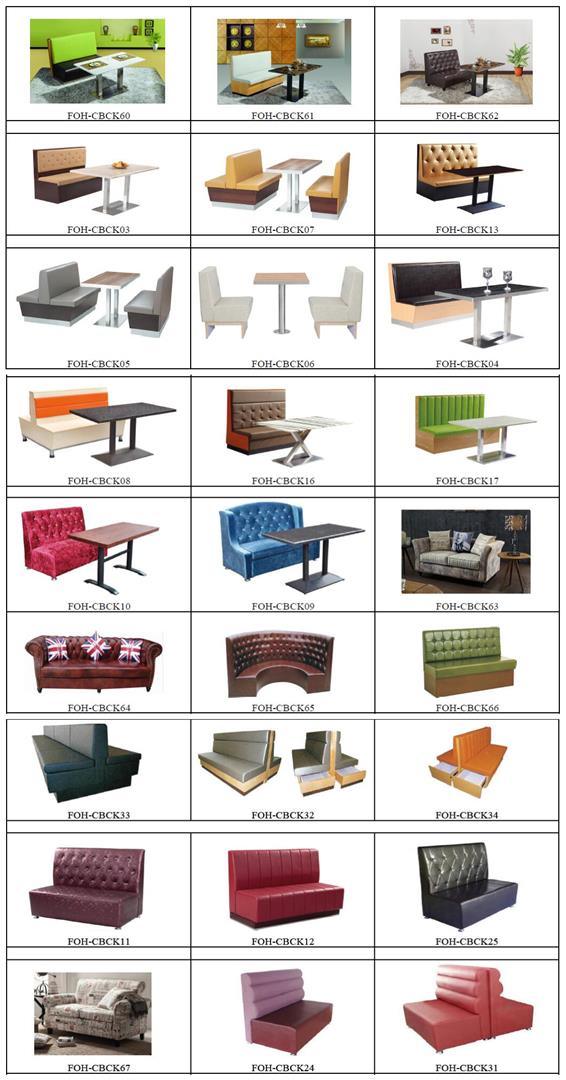 Restaurant Button Tufted Leather Customized Luxury Bar Club Chesterfield Sofas for Sale