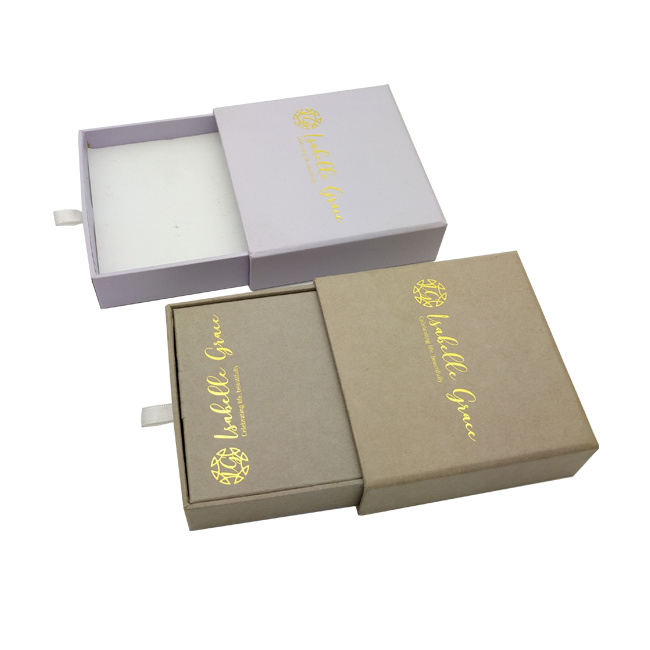 Luxury Kraft Slide Paper Gift Box for Jewelry Packaging