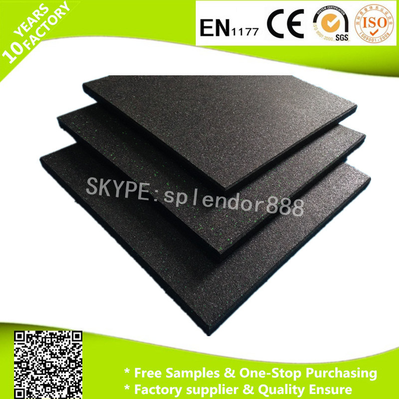 Excellent Elasticity Fitness Rubber Tile