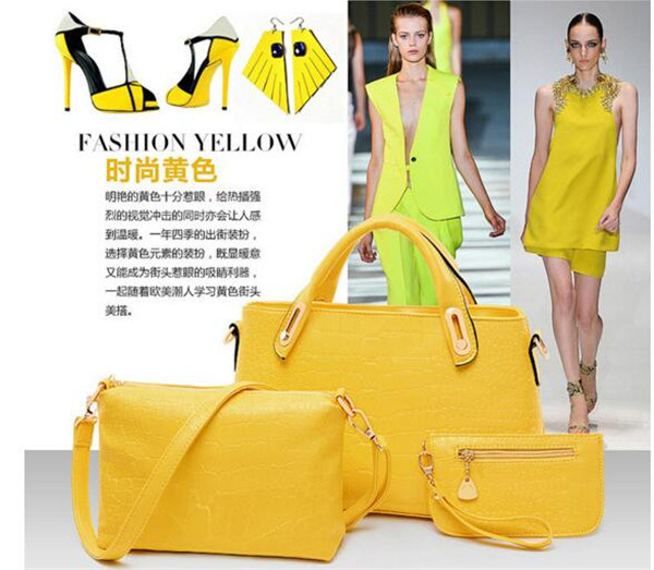 Fashion Women Messenger PU Leather Crossbody Handbags (54096)