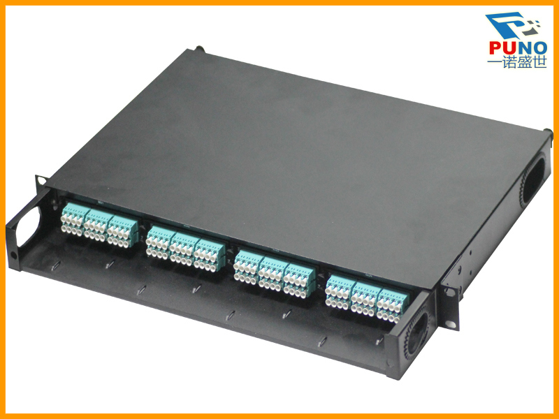 1U 19'' 144 Cores MPO MTP Fiber Optic Patch Panel