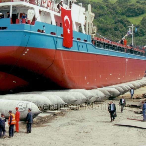 Rubber Ship Launching Marine Airbag, Air Balloon, Inflatable Rollers Bag for Vessel Haul out and Pull to Shore, Salvage & Heavy Lifting