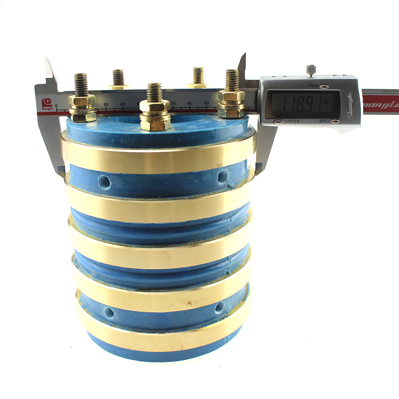 Sr60X120X138-5rings Traditional Carbon Brushes Through Bore Slip Ring with Large Holder