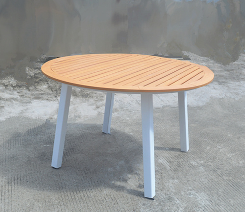 Top Glory outdoor Aluminum Frame Rattan Tea Table Chair Set