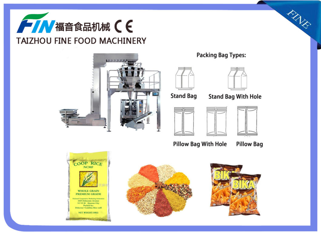 Food Packing Machine for Potato Criaps, Fry Food, Kurkure, Powder, Granules